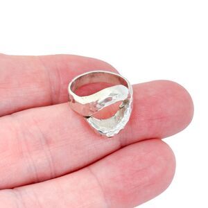 Vintage Silver Textured Ring